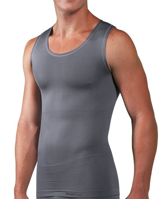 Knapman Body Encircled compressieshirt Tank Top voor rugondersteuning en actieve houding tijdens sport grijs