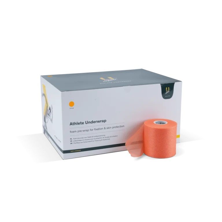 U-Sport Athlete Underwrap oranje 7 cm x 27 m | Doos 24 stuks | FRAMO
