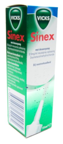 Vicks Sinex pomp neusspray 15 ml