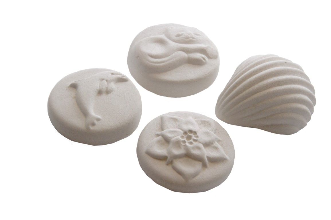 Volatile aromasteen assorti diameter 5 cm – geurverspreider voor etherische olie