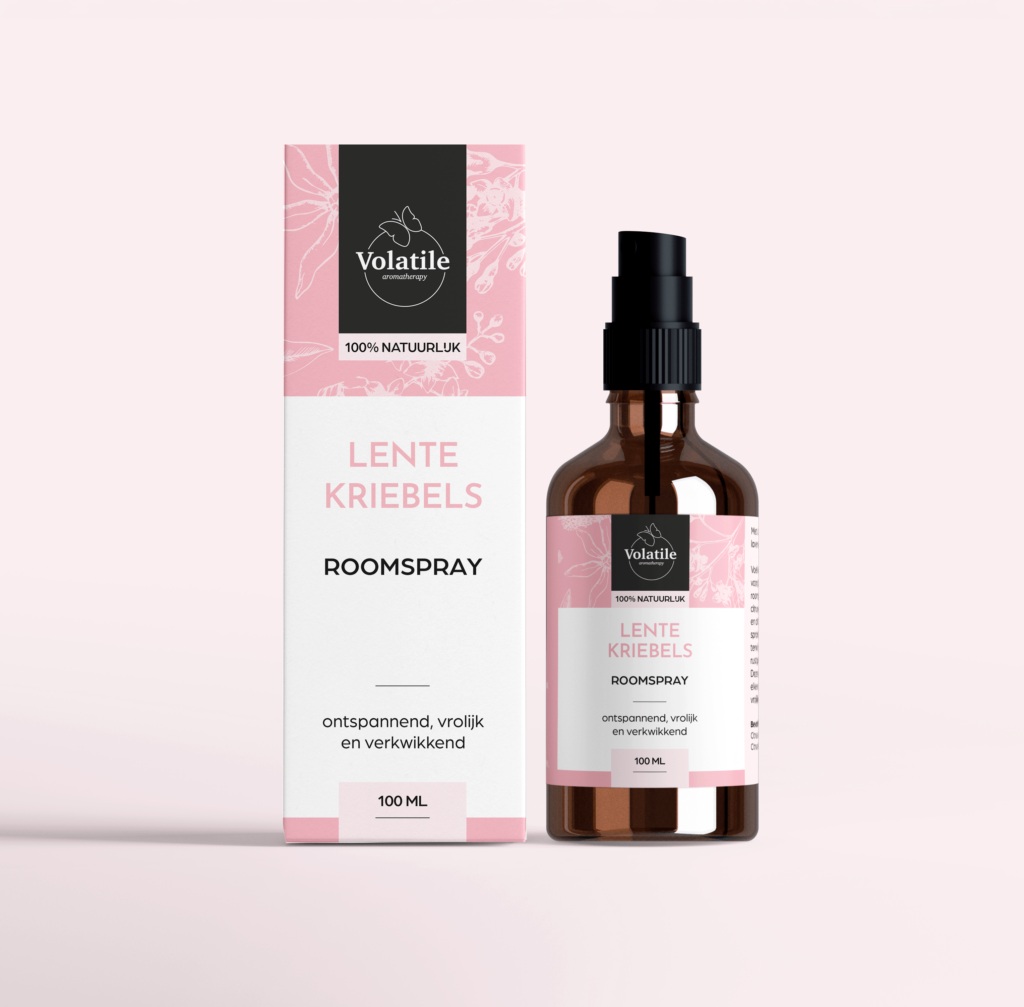Volatile roomspray lentekriebels 100 ml - NIEUW