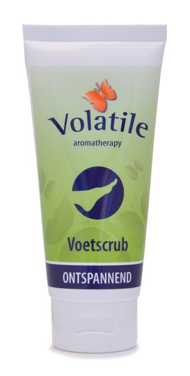 Volatile Voetscrub Ontspannend 100 ml – milde voetscrub tegen eelt met lavendel en sinaasappel
