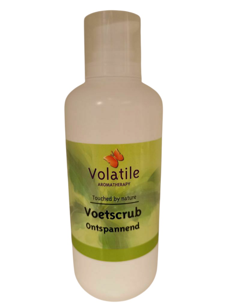 Volatile Voetscrub Ontspannend 500 ml – professionele voetscrub met lavendel en bamboe scrubdeeltjes