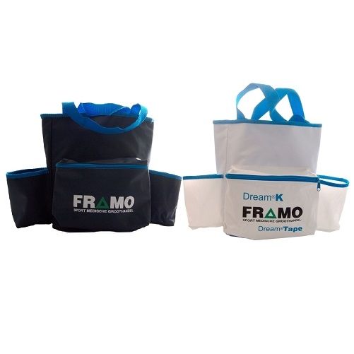 Watertas - waterzak FRAMO met zijvakken wit