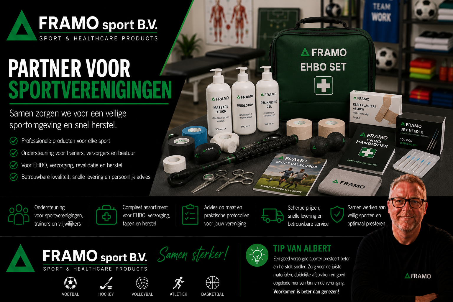 Sportverenigingen artikelen en praktijkgerichte adviezen van FRAMO sport