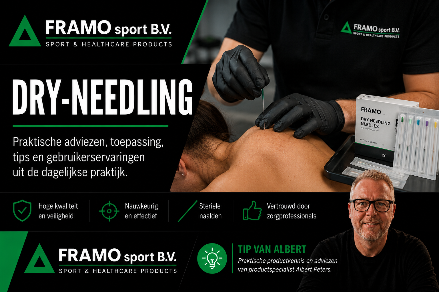 Dry needling artikelen en adviezen van FRAMO sport